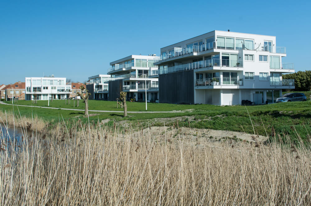 Crepigevel in Nieuwpoort na de reiniging